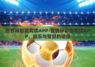 世界杯彩票竞猜APP-世界杯彩票竞猜APP，娱乐与智慧的碰撞
