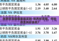 世界杯竞猜哪里能买到-世界杯竞猜，何处寻觅购彩良机？