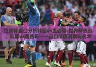 世界杯盘口分析韩国vs墨西哥-世界杯焦点，韩国vs墨西哥——盘口深度洞察与战术预览