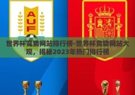 世界杯竞猜网站排行榜-世界杯竞猜网站大观，揭秘2023年热门排行榜