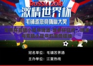 世界杯竞猜小程序啤酒-世界杯狂欢，啤酒与竞猜小程序的激情碰撞