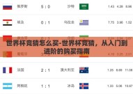 世界杯竞猜怎么买-世界杯竞猜，从入门到进阶的购买指南