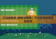 下注世界杯-激情与策略，下注世界杯的背后故事