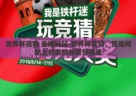 世界杯竞猜 直播网站-世界杯竞猜，直播网站上的激情与智慧碰撞