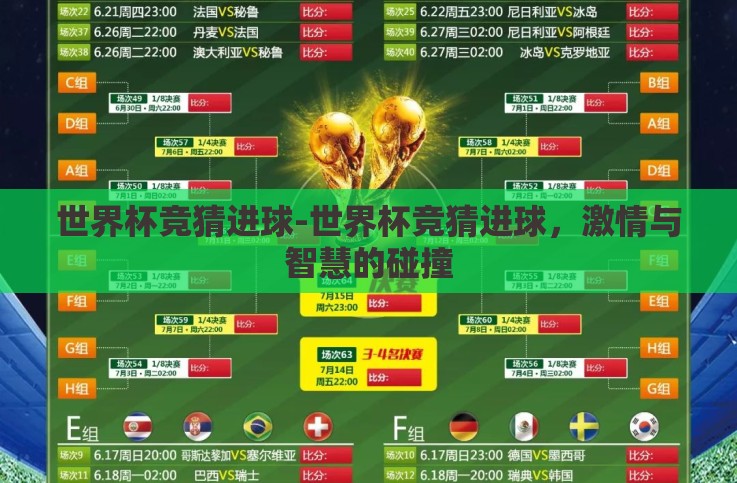 世界杯竞猜进球-世界杯竞猜进球,激情与智慧的碰撞 世界杯竞猜进球-世界杯竞猜进球,激情与智慧的碰撞