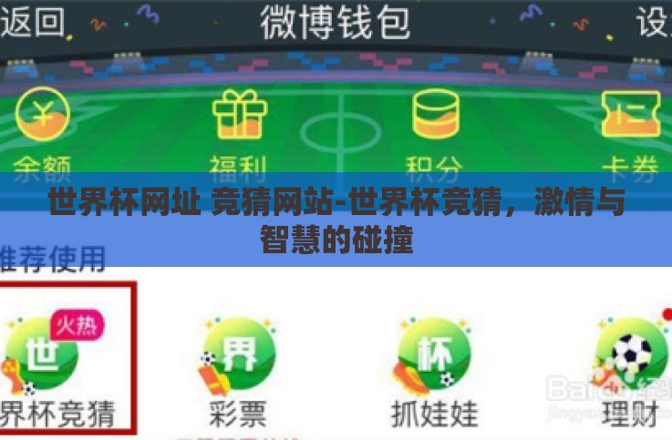 世界杯网址 竞猜网站-世界杯竞猜，激情与智慧的碰撞