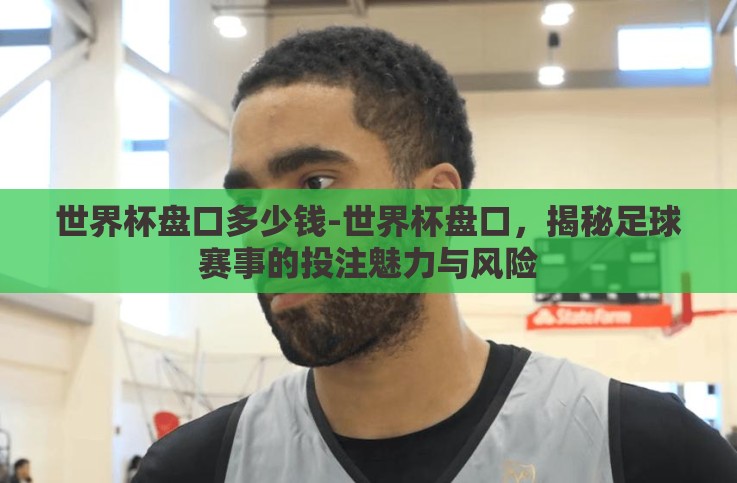 世界杯盘口多少钱-世界杯盘口,揭秘足球赛事的投注魅力与风险 世界杯盘口多少钱-世界杯盘口,揭秘足球赛事的投注魅力与风险