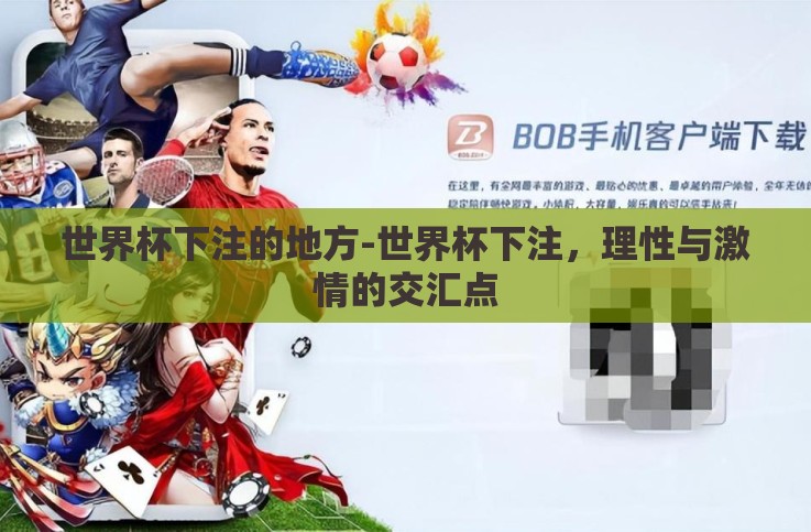 世界杯下注的地方-世界杯下注，理性与激情的交汇点