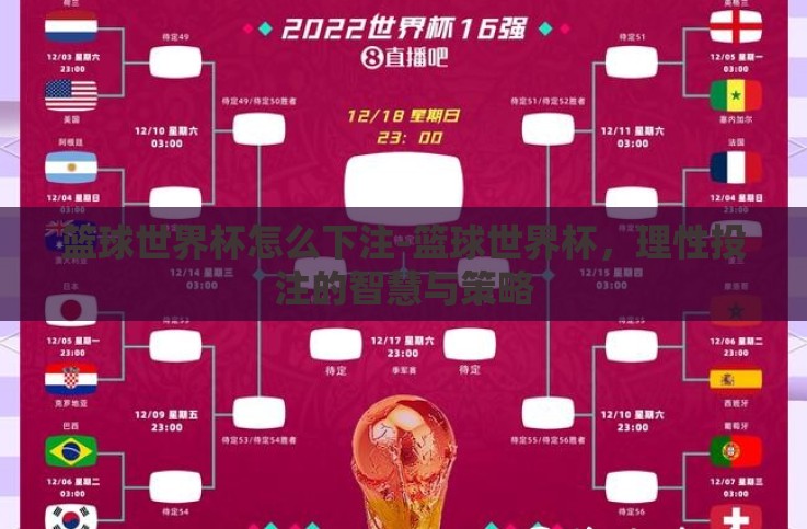 篮球世界杯怎么下注-篮球世界杯，理性投注的智慧与策略